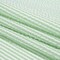 1 Yard Green White Candy Striped Summer Cotton Polyester Seersucker
